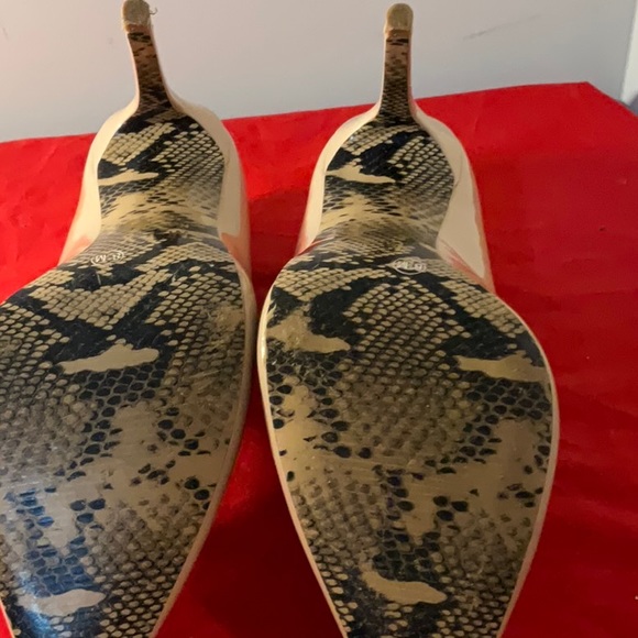 Mix No. 6 Patent Leather Tan Heels - Size 8 1/2 - Picture 8 of 11